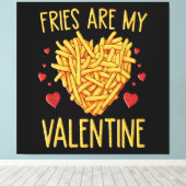 Toile Frites Sont Mon Valentin (Insitu (Plancher de Bois))