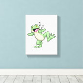 Toile Frog Music Dance (Insitu (Plancher de Bois))