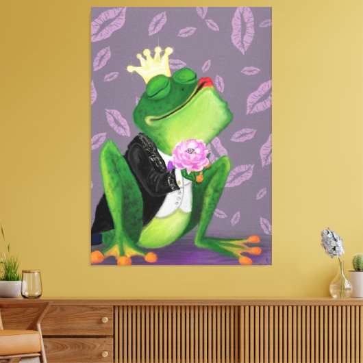 Toile Frog Prince - Kissy (Insitu(Salon))