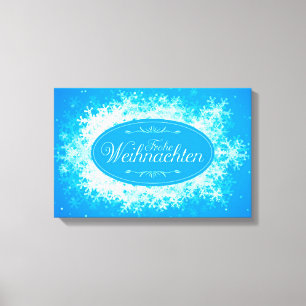Toile Frohe Weihnachten