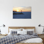 Toile Froid dans le coucher du soleil temporel (Insitu(Chambre))