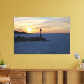 Toile Froid dans le coucher du soleil temporel (Insitu(Salon))