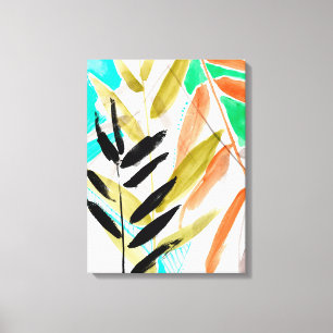 Toile Fronds vifs II