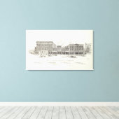 Toile Front East side Pine et Californie (Insitu (Plancher de Bois))