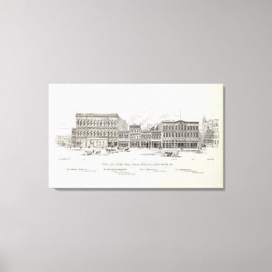 Toile Front East side Pine et Californie (Recto)
