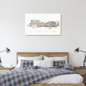 Toile Front East side Pine et Californie (Insitu(Chambre))