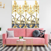 Toile Frontière Lily par Alphonse Mucha (Insitu(Salon))