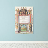 Toile Frontispiece à 'Brevis Narratio' (Insitu (Plancher de Bois))