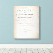 Toile Frontispiece au volume I (Insitu (Plancher de Bois))