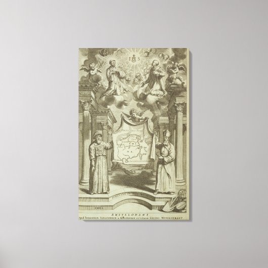 Toile Frontispiece to 'China Illustrated' par Athanasius (Recto)