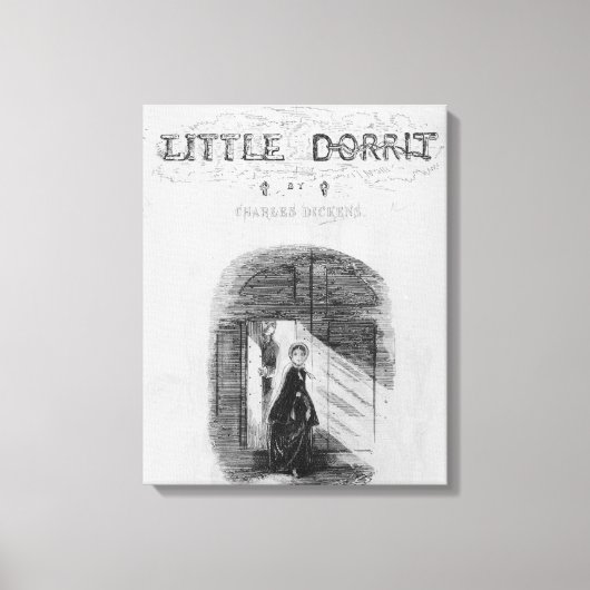 Toile Frontispiece to 'Little Dorrit' par Charles (Recto)