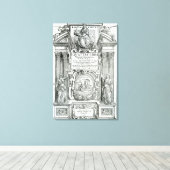 Toile Frontispiece to 'Quattro libri dell'architettura' (Insitu (Plancher de Bois))