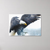 Frost Bald Eagle Landing Salon Pièce Gras