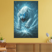 Toile Frost White Tiger – Emperor of the Frozen Realm – (Insitu(Salon))