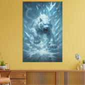 Toile Frost White Tiger – Emperor of the Frozen Realm – (Insitu(Salon))