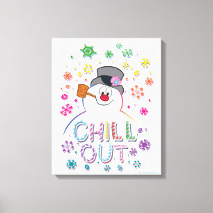 Toile Frosty the Snowman™   Couleurs arc-en-ciel "Refr