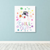 Toile Frosty the Snowman™ | Couleurs arc-en-ciel "Refroi (Insitu (Plancher de Bois))