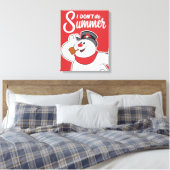 Toile Frosty the Snowman™ | Je ne fais pas l'été (Insitu(Chambre))