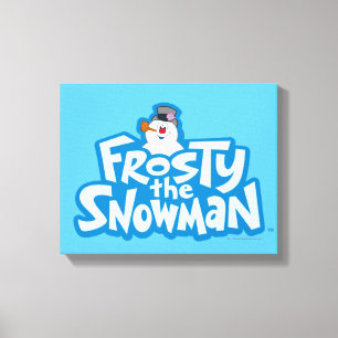 Toile Frosty the Snowman™   Logo empilé gelé