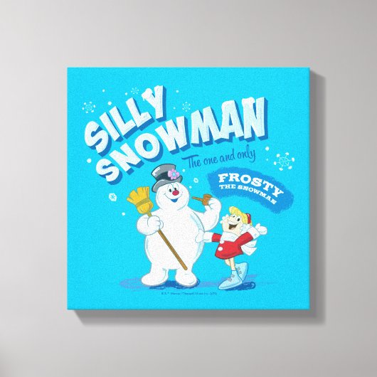 Toile Frosty the Snowman™ | "Silly Snowman" (Recto)