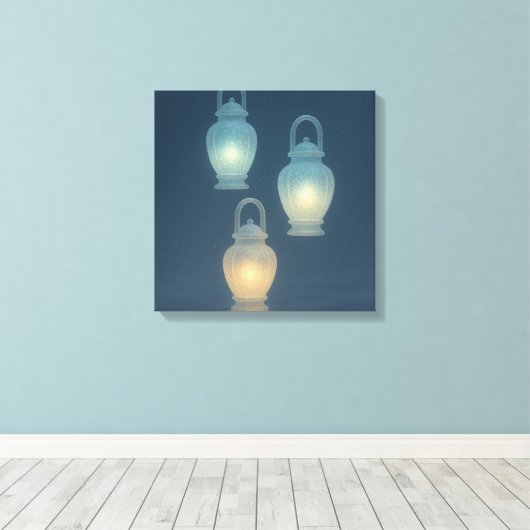 Toile Frozen Lanterns (Insitu (Plancher de Bois))