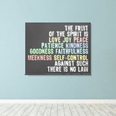 Toile Fruit de l'Esprit Chalkboard Look Bible Verse (Insitu (Plancher de Bois))