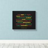 Toile FRUIT DE L'ESPRIT Galates Christian Hébreu (Insitu (Plancher de Bois))