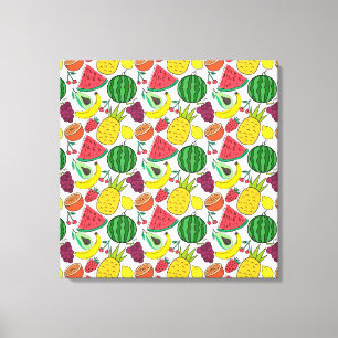 Toile Fruit motif transparent motif de surface de frui