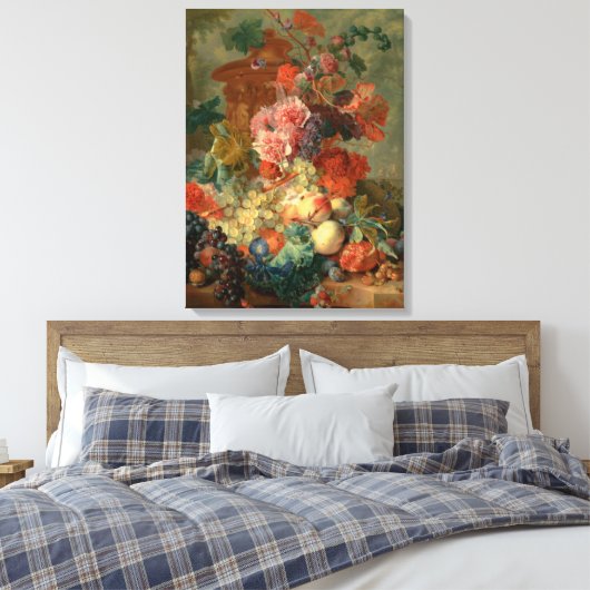 Toile Fruit Piece - Jan vont Huysum (1722) (Insitu(Chambre))