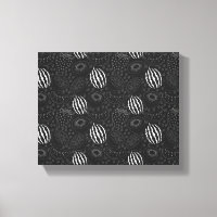 Fruit sans couture motif noir et blanc Tropical