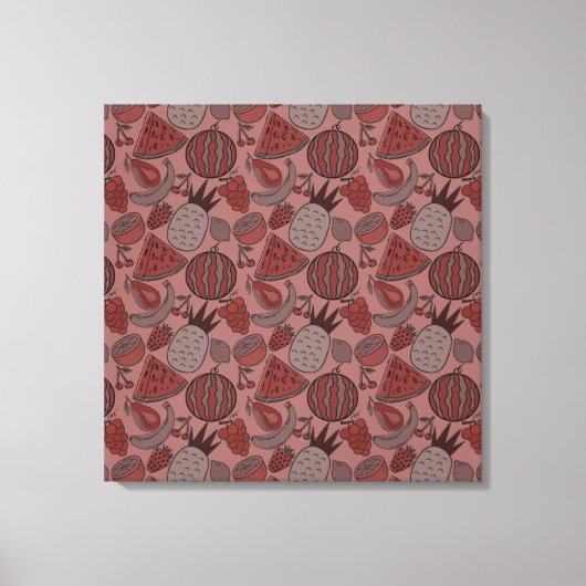 Toile Fruit seamless pattern | Fruit surface pattern 16 (Recto)