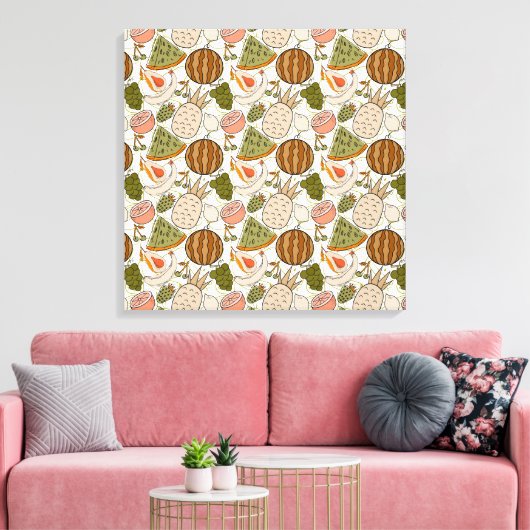 Toile Fruit seamless pattern | Fruit surface pattern 54 (Insitu(Salon))