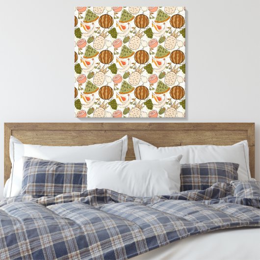 Toile Fruit seamless pattern | Fruit surface pattern 54 (Insitu(Chambre))