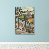 Toile Fruitland, Idaho - Scènes de grandes lettres (Insitu (Plancher de Bois))