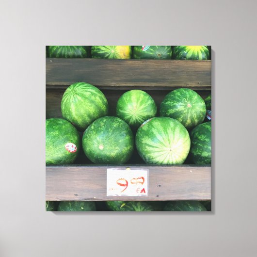 Toile Fruits à vendre, socle, New York (Recto)