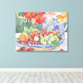 Toile Fruits dans une assiette 2014 (Insitu (Plancher de Bois))