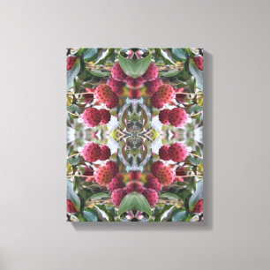 Toile Fruits de Dogwood rouge Nature Abstraite