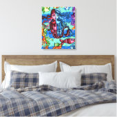 Toile Fruits de mer Poisson Abstrait peinture originale (Insitu(Chambre))