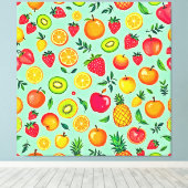 Toile Fruits d'été Conception transparente (Insitu (Plancher de Bois))