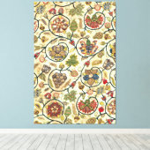 Toile Fruits et fleurs de broderie (Insitu (Plancher de Bois))