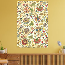 Fruits et fleurs de broderie