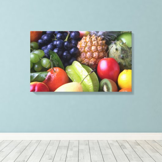 Toile Fruits et Légumes (Insitu (Plancher de Bois))