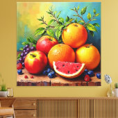 Toile Fruits frais dans un parfait mélange de design (Insitu(Salon))