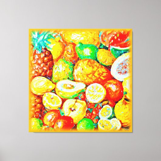 Toile "Fruits Lumineux" Belle Peinture. Commandez dès ma (Recto)
