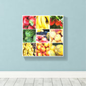 Toile Fruits - photo modèle (Insitu (Plancher de Bois))