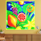 Toile Fruits tropicaux dans le ciel. Commandez dès maint (Insitu(Salon))