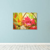 Toile Fruits tropicaux Vie morte aquarelle art original (Insitu (Plancher de Bois))