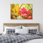 Toile Fruits tropicaux Vie morte aquarelle art original (Insitu(Chambre))