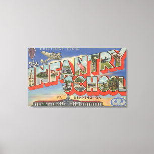 Toile Ft. Benning, Géorgie - École d'infanterie