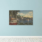 Toile Ft. Lauderdale, FL - New River View & Drawbridge (Insitu (Plancher de Bois))